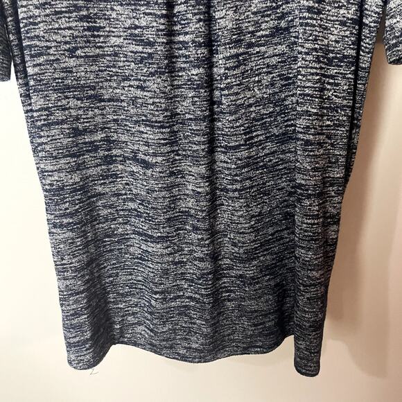 Rag & Bone Gray & Blue Space Dye Oversized Tee w/ Large Pocket Women's XS - Picture 11 of 11